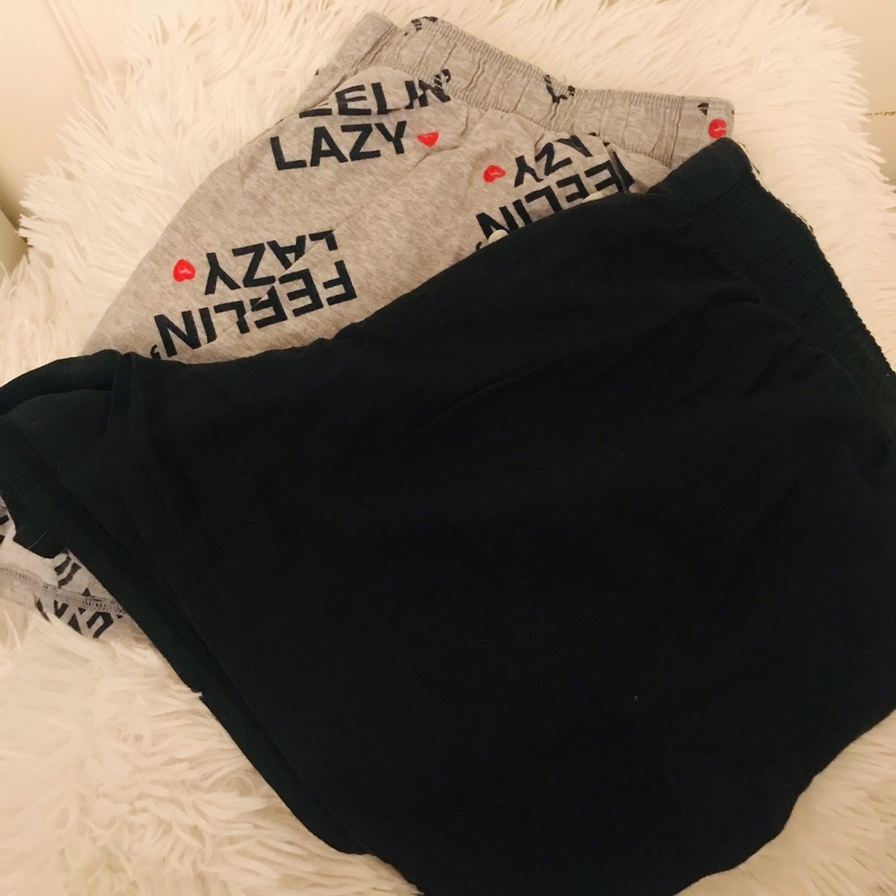 This is a two pack pajama bottom-short set from Victoria’s Secret.